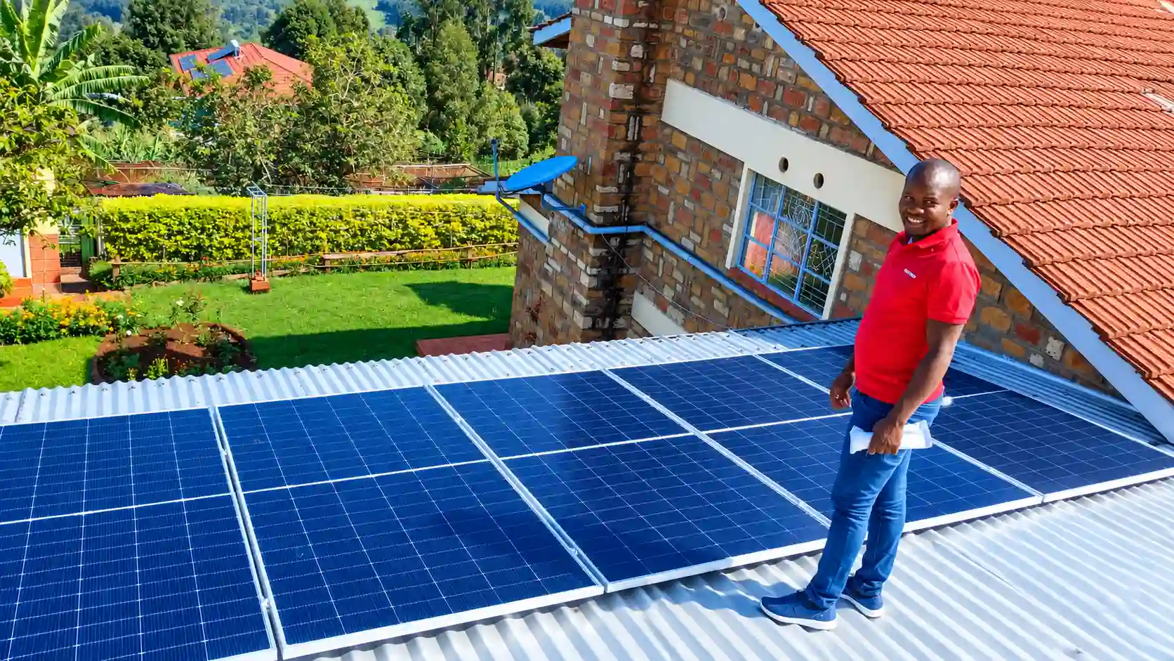 Rooftop Solar Panel Installation